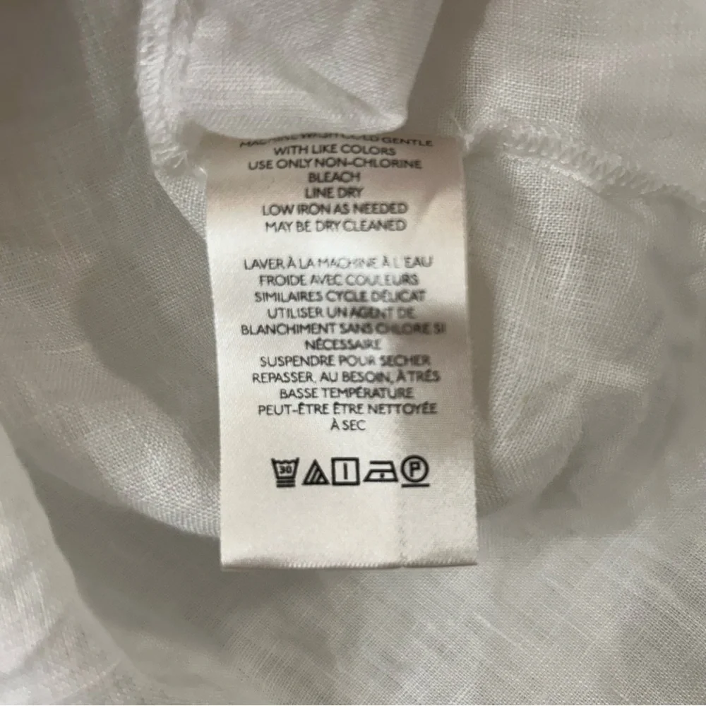 Anthropologie The Audie Linen Puff-Sleeve Blouse - Picture 8 of 16